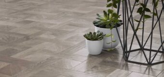View of SBW-RL12 Storm Oak luxury vinyl tile by Karndean