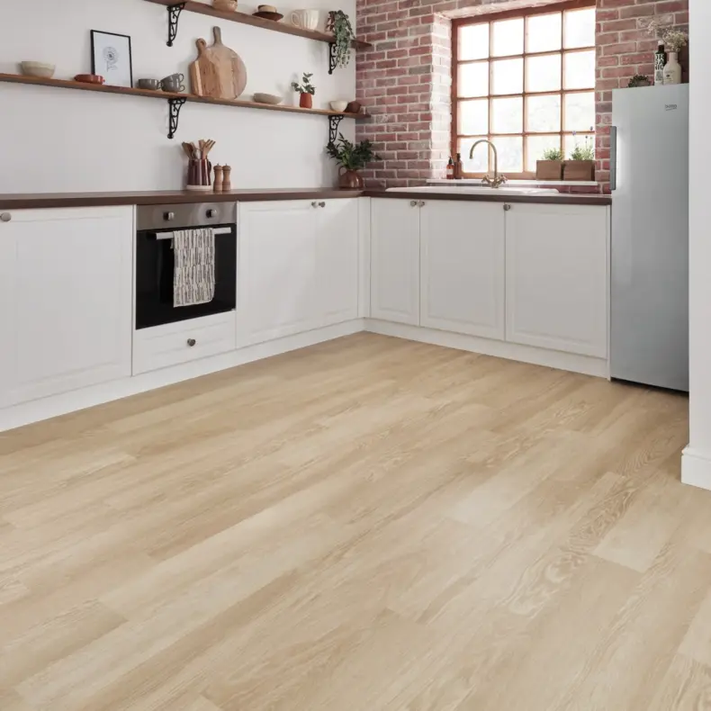 View of SCB-KP154-6 Dutch Limed Oak luxury vinyl tile by Karndean