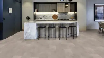 View of SCB-ST13-18 Portland Stone luxury vinyl tile by Karndean