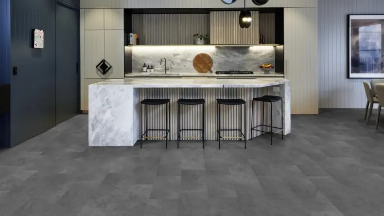 View of SCB-ST14-18 Cumbrian Stone luxury vinyl tile by Karndean