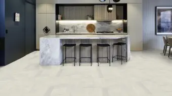 View of SCB-ST17-18 Honed Oyster Slate luxury vinyl tile by Karndean