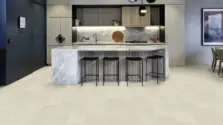 View of SCB-ST18-18 Ivory Riven Slate luxury vinyl tile by Karndean
