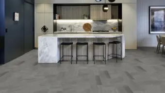 View of SCB-ST19-18 Honed Charcoal Slate luxury vinyl tile by Karndean
