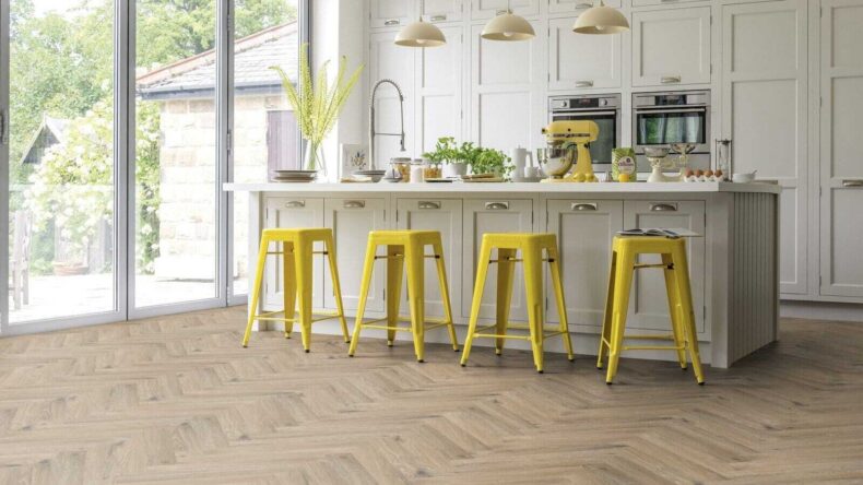 View of SM-KP144 Washed Character Oak luxury vinyl tile by Karndean