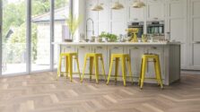 View of SM-KP95 Rose Washed Oak luxury vinyl tile by Karndean