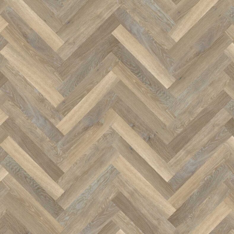 View of SM-KP99 Lime Washed Oak luxury vinyl tile by Karndean