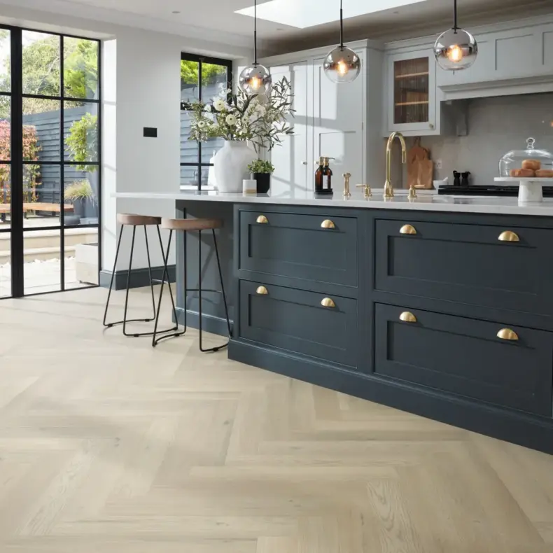View of SM-RL26 Basque Oak luxury vinyl tile by Karndean