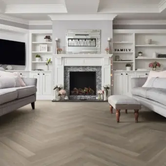 View of SM-RL27 Bellota Oak luxury vinyl tile by Karndean