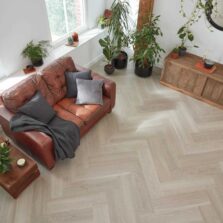 View of SM-VGW120T Grey Brushed Oak luxury vinyl tile by Karndean
