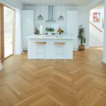 View of SM-VGW122T-RKP Golden Brushed Oak luxury vinyl tile by Karndean
