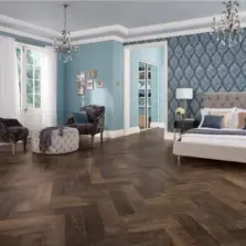 View of SM-VGW123T-RKP Salvaged Barnwood luxury vinyl tile by Karndean