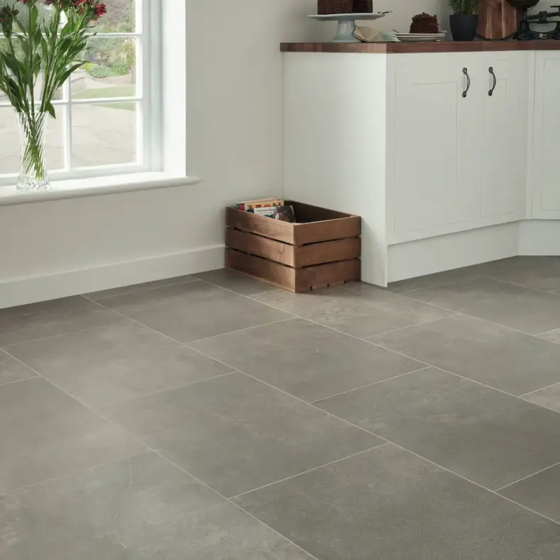 View of SP216 Fumo luxury vinyl tile by Karndean