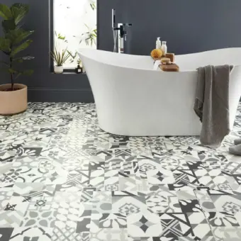 View of SP219 Casablanca luxury vinyl tile by Karndean