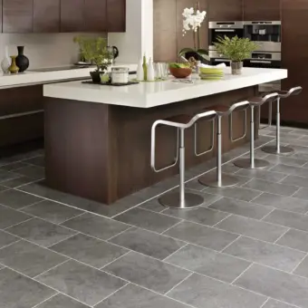 View of ST14 Cumbrian Stone luxury vinyl tile by Karndean
