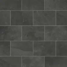 View of ST15 Black Riven Slate luxury vinyl tile by Karndean