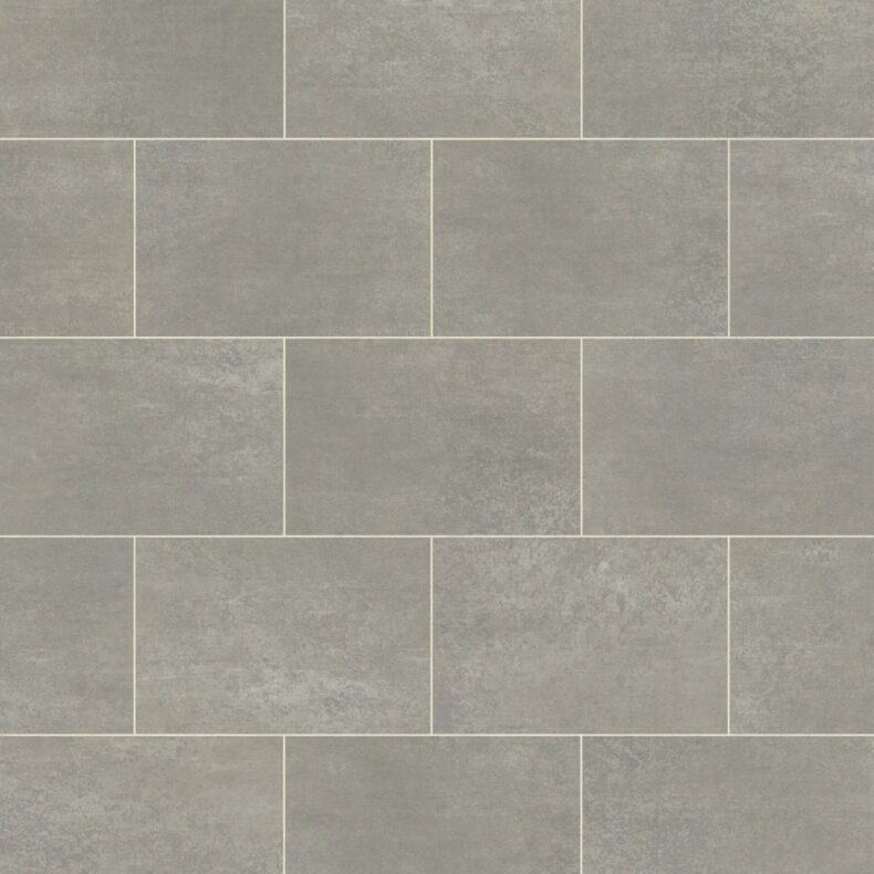 View of ST22 Smoked Concrete luxury vinyl tile by Karndean
