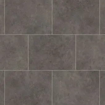 View of VGT2406 Volcanic Black luxury vinyl tile by Karndean