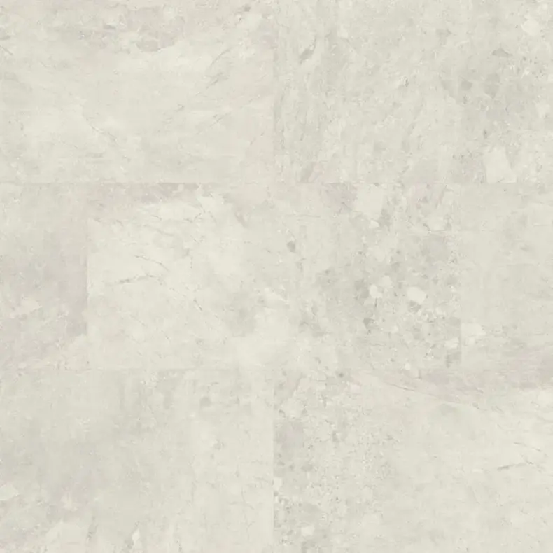 View of VGT3021 Bianco Breccia Marble luxury vinyl tile by Karndean