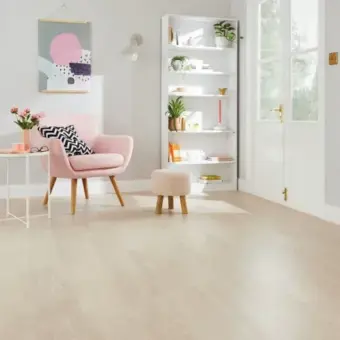 View of VGW107T-SCB Blush Oak luxury vinyl tile by Karndean