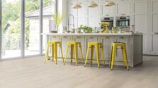 View of VGW107T Blush Oak luxury vinyl tile by Karndean