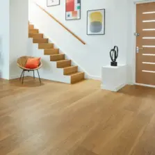 View of VGW122T-RKP Golden Brushed Oak luxury vinyl tile by Karndean