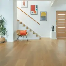 View of VGW122T-RKP Golden Brushed Oak luxury vinyl tile by Karndean