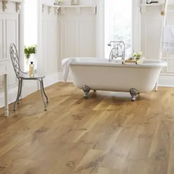 View of VGW52T Auckland Oak luxury vinyl tile by Karndean