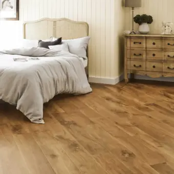 View of VGW53T Wellington Oak luxury vinyl tile by Karndean