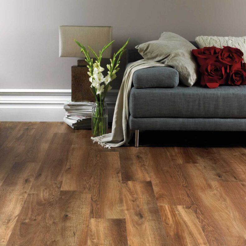 View of VGW86T Classic Oak luxury vinyl tile by Karndean
