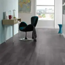 View of VGW89T Ebony luxury vinyl tile by Karndean