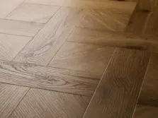 View of Old English Oak (Basketweave) luxury vinyl tile by Textures LVT