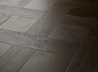 View of Tudor Oak (Basketweave) luxury vinyl tile by Textures LVT