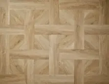 View of Washed Oak (Basketweave) luxury vinyl tile by Textures LVT
