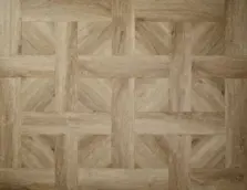 View of Weathered Oak (Basketweave) luxury vinyl tile by Textures LVT