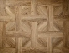 View of Distressed Oak (Basketweave) luxury vinyl tile by Textures LVT
