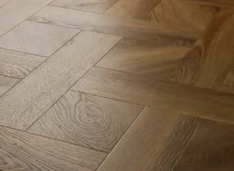 View of Distressed Oak (Basketweave) luxury vinyl tile by Textures LVT