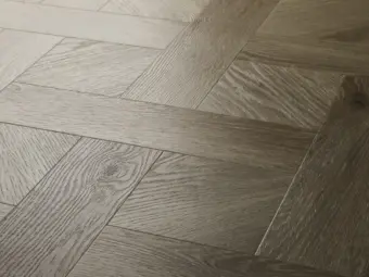 View of Ash (Basketweave) luxury vinyl tile by Textures LVT