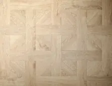 View of Blonde Oak (Basketweave) luxury vinyl tile by Textures LVT