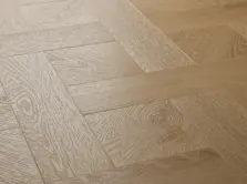 View of Blonde Oak (Basketweave) luxury vinyl tile by Textures LVT