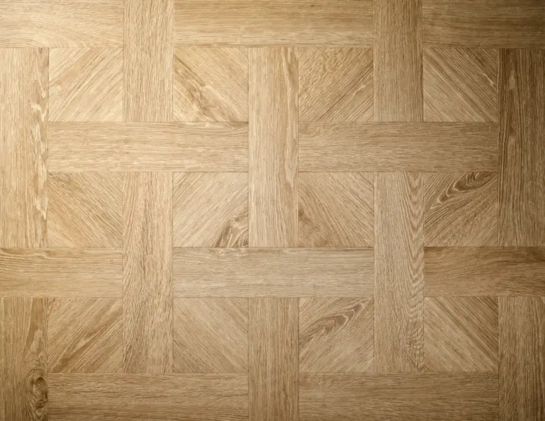View of Light Oak (Basketweave) luxury vinyl tile by Textures LVT