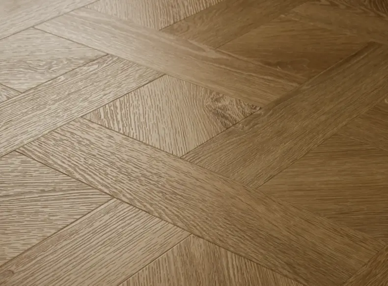 View of Light Oak (Basketweave) luxury vinyl tile by Textures LVT