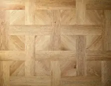 View of Summer Oak (Basketweave) luxury vinyl tile by Textures LVT