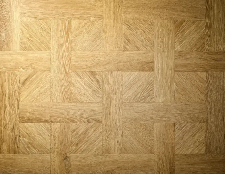 View of Country Oak (Basketweave) luxury vinyl tile by Textures LVT