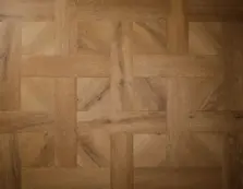 View of Traditional Oak (Basketweave) luxury vinyl tile by Textures LVT