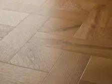 View of Traditional Oak (Basketweave) luxury vinyl tile by Textures LVT