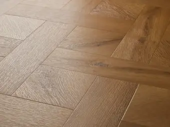 View of Traditional Oak (Basketweave) luxury vinyl tile by Textures LVT