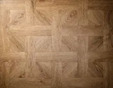View of Cottage Oak (Basketweave) luxury vinyl tile by Textures LVT