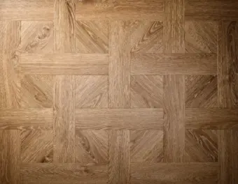 View of Cottage Oak (Basketweave) luxury vinyl tile by Textures LVT