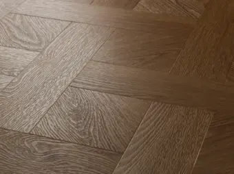 View of Cottage Oak (Basketweave) luxury vinyl tile by Textures LVT