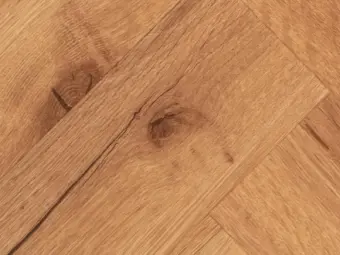 View of Old English Oak (Herringbone) luxury vinyl tile by Textures LVT